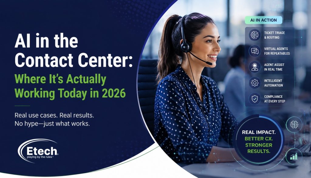 AI in the Contact Center: Where It’s Actually Working in 2026