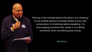 Service Is Required. Serving Is a Choice.
