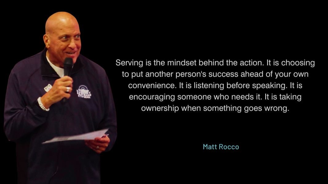 Service Is Required Serving Is a Choice