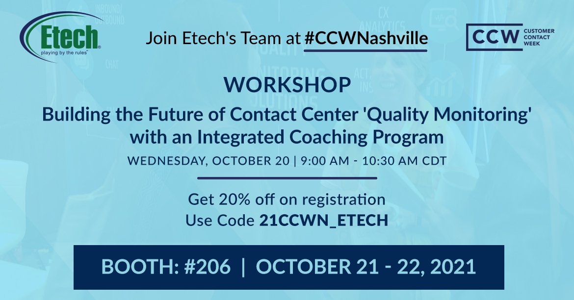 Building the Future of Contact Center ‘Quality Monitoring’ with an Integrated Coaching Program