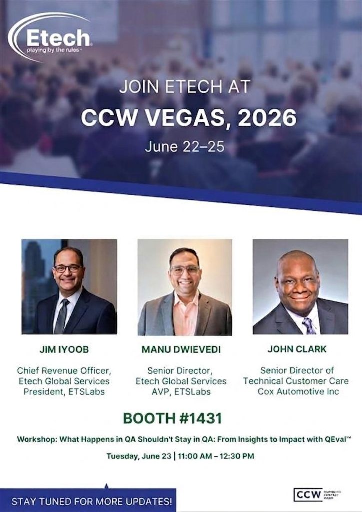 Customer Contact Week Las Vegas 2026 | Etech
