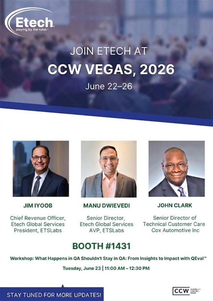 Customer Contact Week Las Vegas 2026 | Etech
